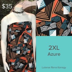 LuLaRoe Azure Skirt 2XL